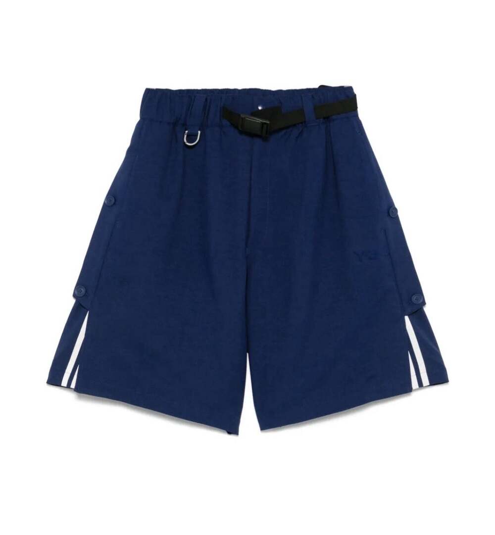 adidas Y-3 Sport Uniform 3-stripes Shorts Twill Dark Blue NWT Men’s Size XS